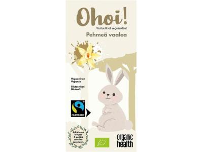 Organic Health Ohoi! -Vegesuklaa Pehmeä Vaalea, Luomu, Reilu Kauppa 80g